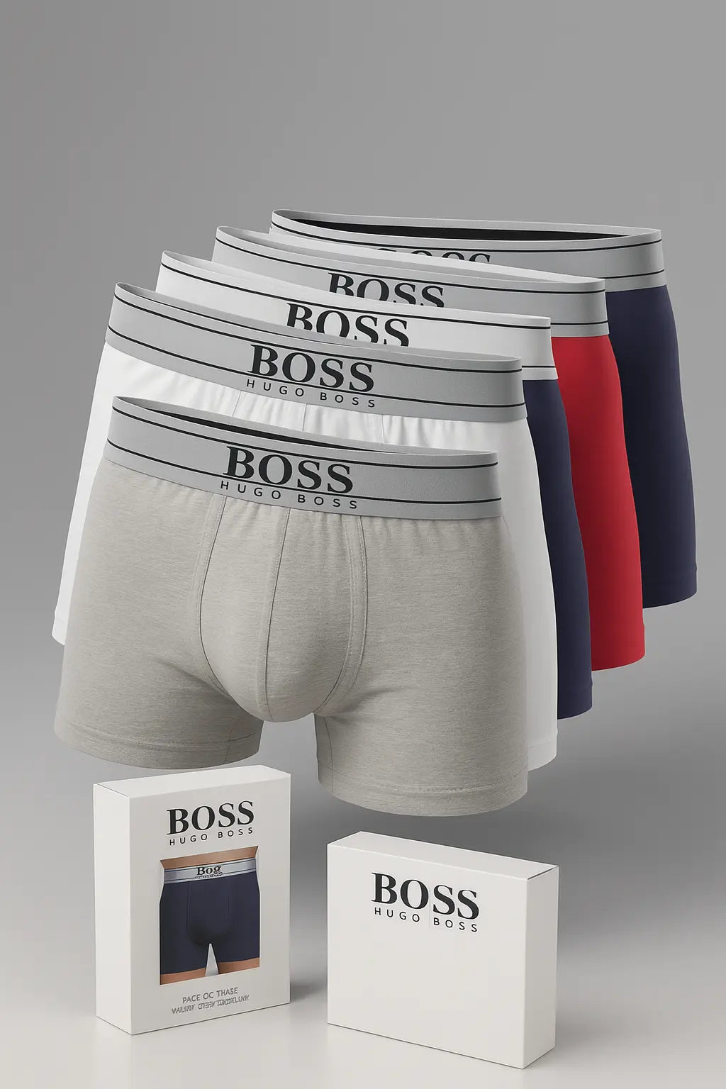 Hugo Boss-Pack de 5 Premium Boxer Shop